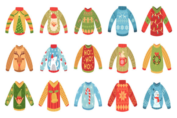 Download Cartoon Christmas Party Jumpers - Jumpers Collection