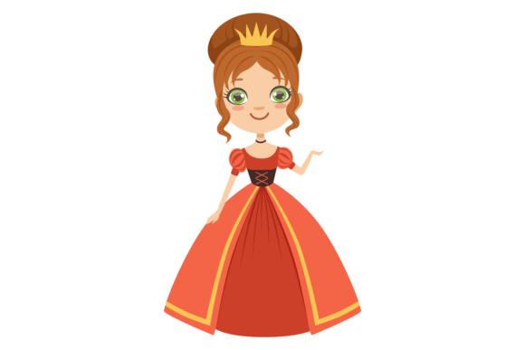 Download Fairytale Princess Character. Cartoon Ro - Premium Resources
