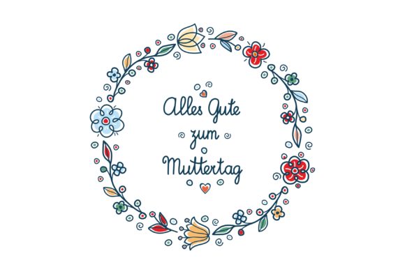 Download Happy Mother's Day Greeting Card in Deutsche - Happy Collection