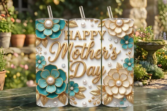 Download 3D Elegant Floral Happy Mother's Day - Happy Collection