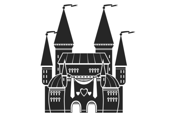 Download Princess Castle Black Silhouette. Magic - Princess castle Collection