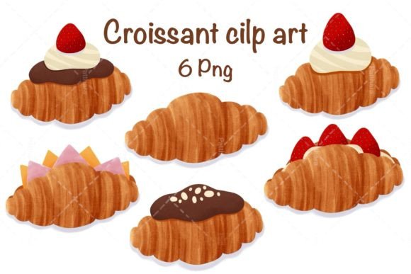 Download Croissant ClipArt, Brunch - Premium Bundle