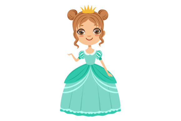Download Fairytale Princess. Cute Cartoon Girl in - Premium Resources